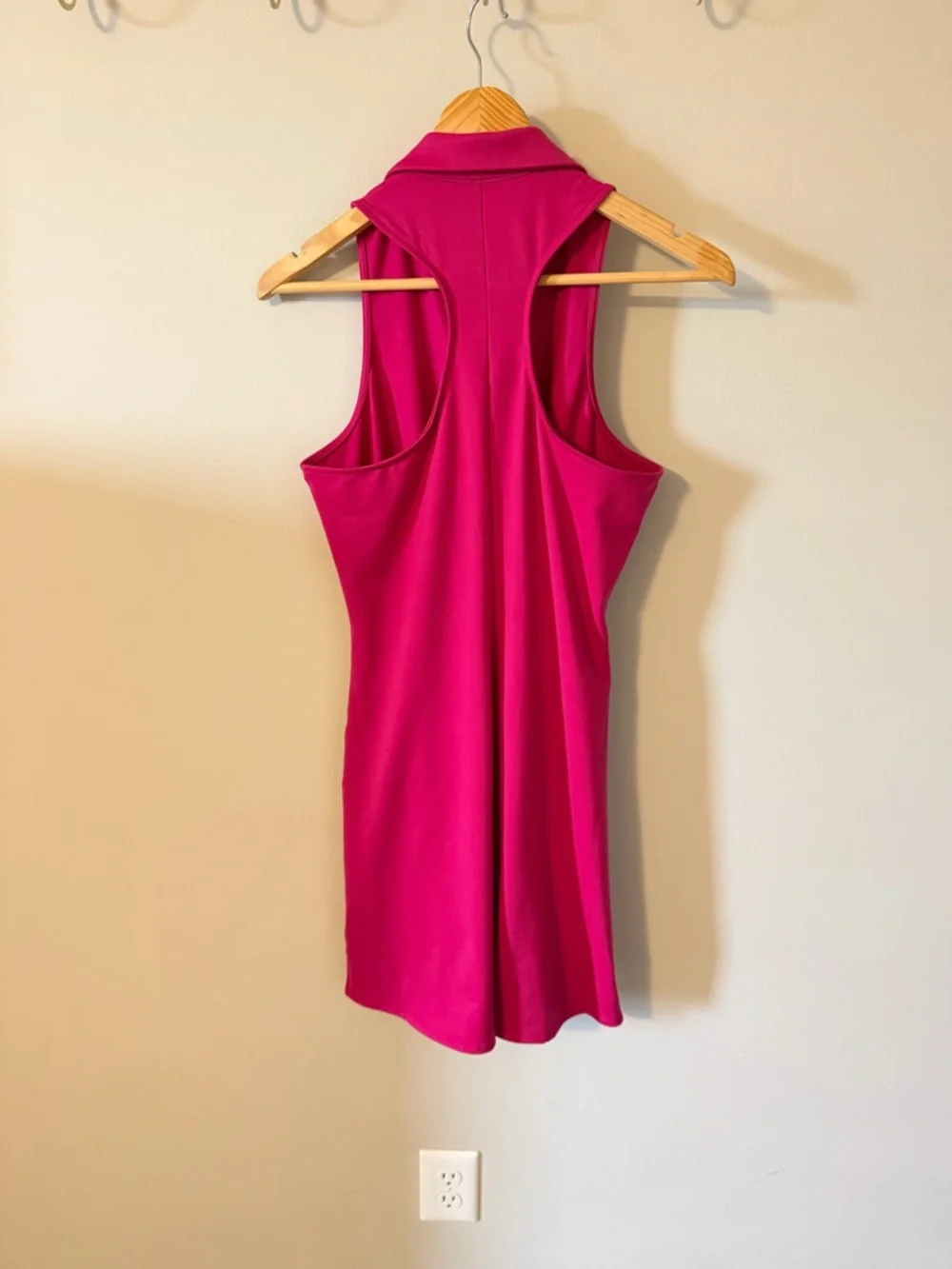 ALO Charmed Tennis Dress in Magenta Pink - Picture 10 of 10